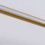 Ultra-Slim Cylindrical LED Bathroom Vanity Light with Indirect Lighting, 26.8''/38.6''/50.4''