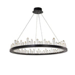 Villa Collection Crystal Wheel Chandelier
