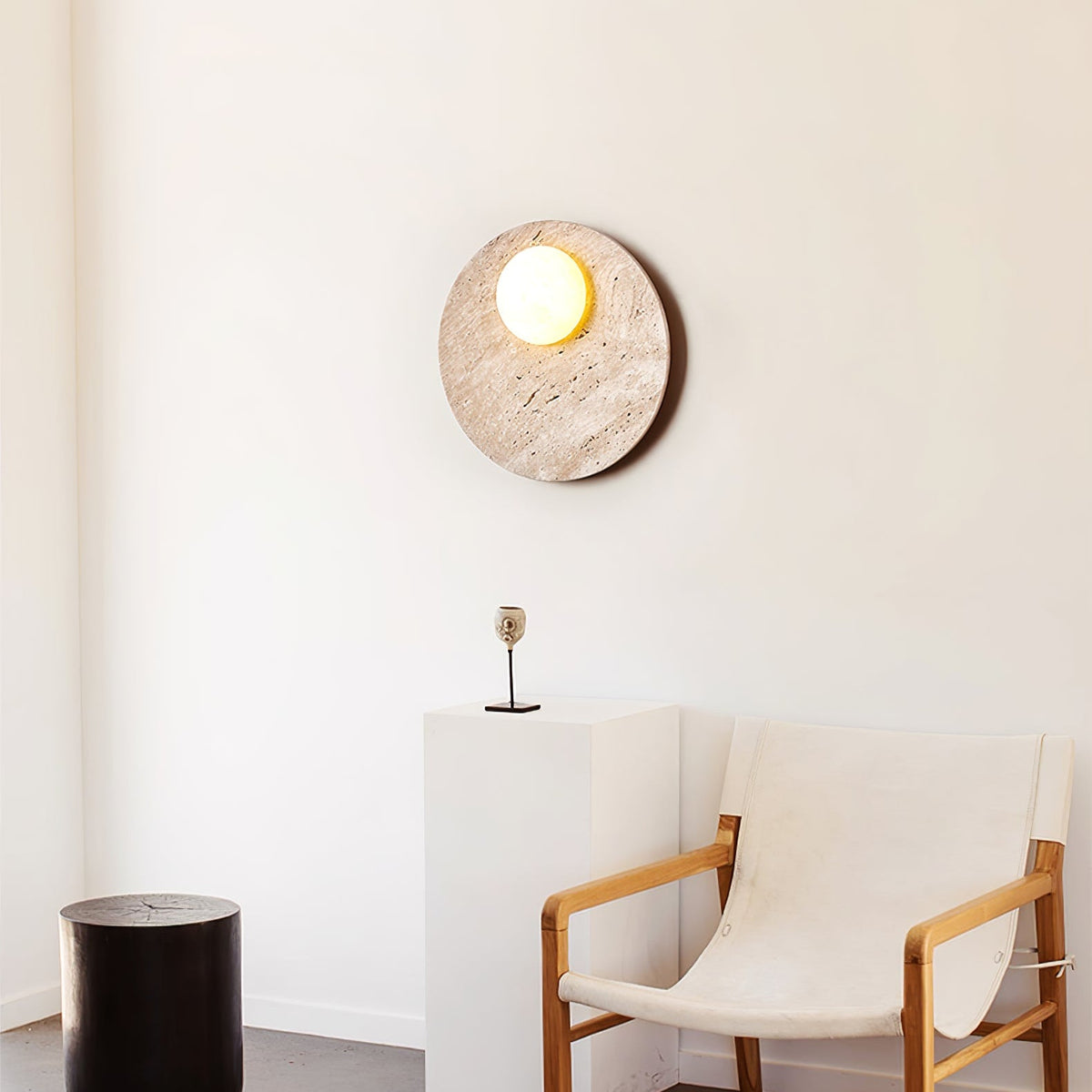 Moonwake Travertine Sconce