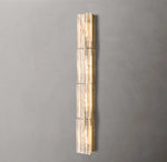 Lattice Clear Glass Grand Sconce