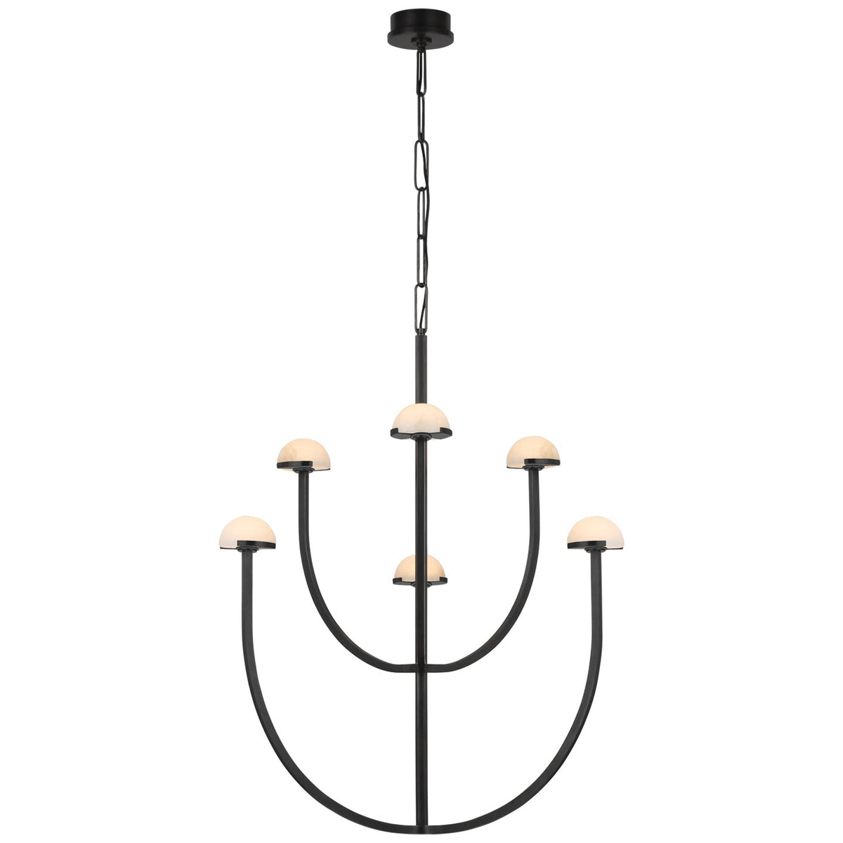 Pedra LED Chandelier Bronze