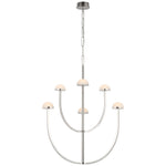 Pedra LED Chandelier Polished Nickel