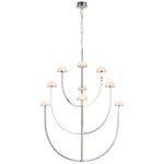 Pedra LED Chandelier Polished Nickel