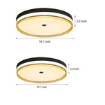 Modern Round Acrylic LED Flush Mount Ceiling Light