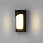 Creative Waterproof LED Black Modern Outdoor Wall Lamp Exterior Lights
