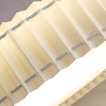 Circular Pleated 3 Step Dimming Light LED Nordic Ceiling Light Chandeliers