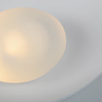 Round Creative Resin Glass White Nordic Decorative Wall Sconces Lighting