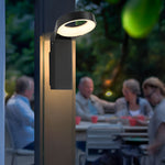 Spoon-shaped Waterproof 18W LED Black Modern Wall Lamp Pathway Lights