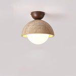 Flore Travertine Bud Ceiling Light