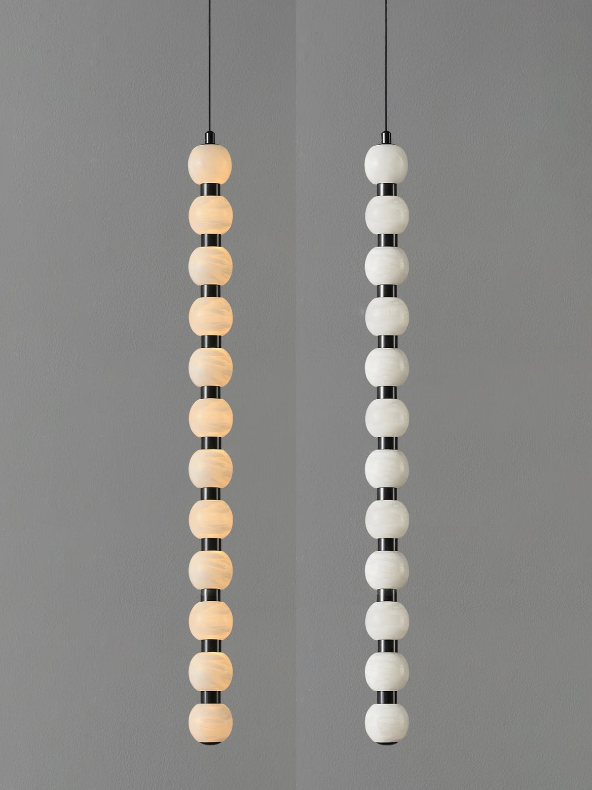 Orbique Alabaster Pendant Lamp