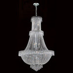 17-Light Chrome Finish with Clear-Crystals Chandelier