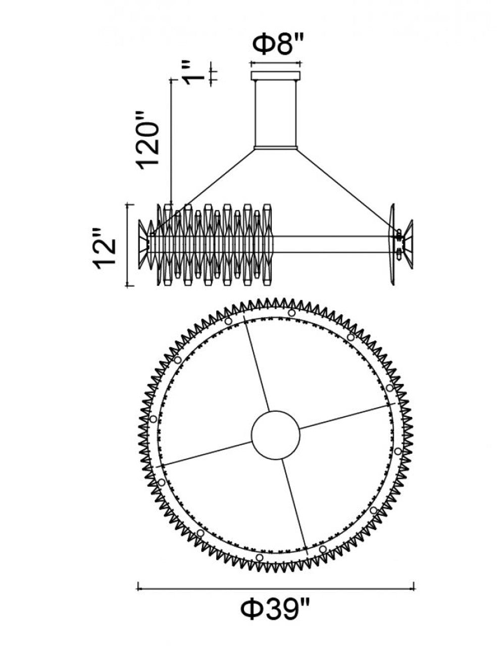 Cityscape Chandelier
