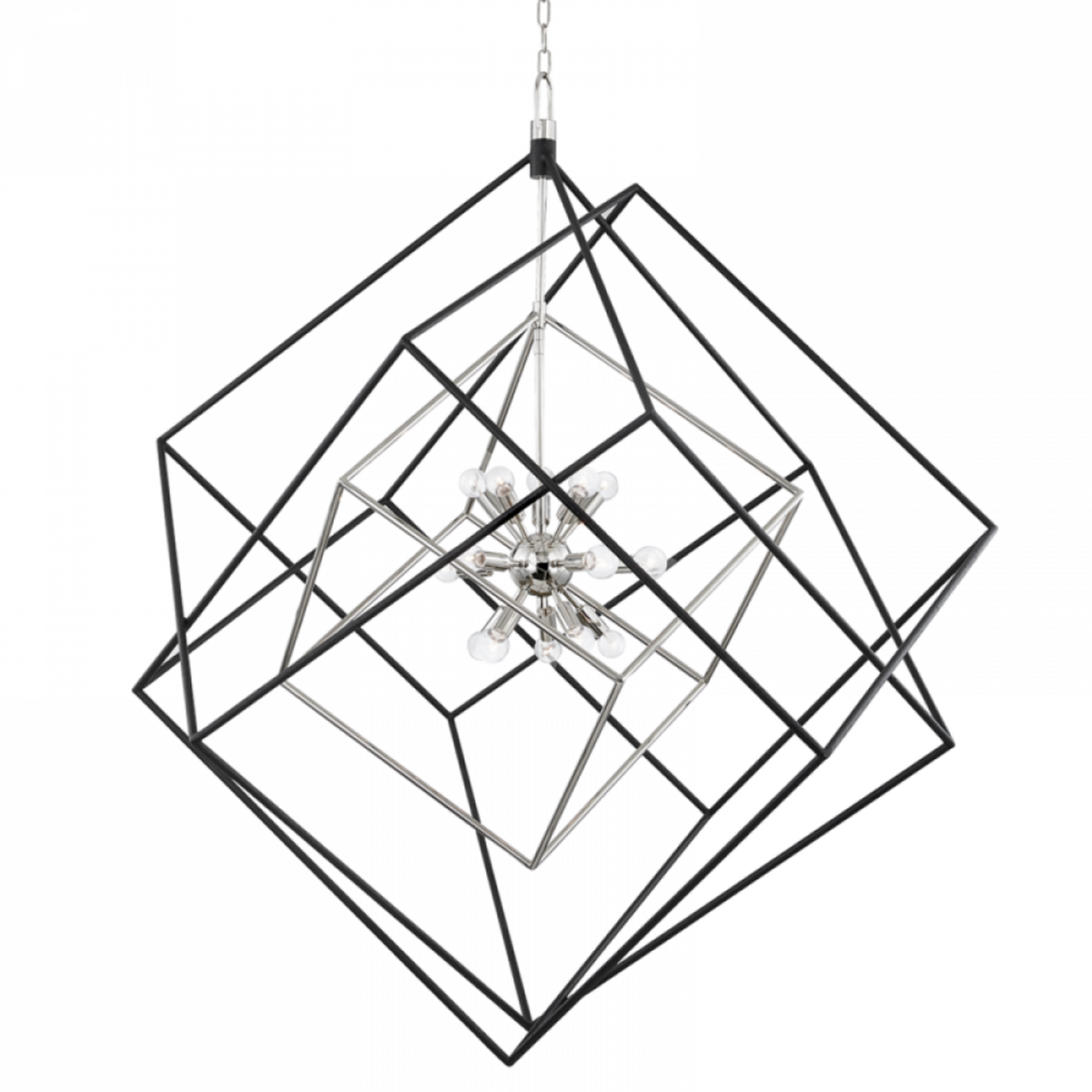 Crossing Waves Pendant, 1-Light, Standard Height, LED, Dark Smoke, 9.1"W (139905-LED-STND-07 4T1C4W)