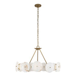 Cosmos Six Light Chandelier Havana Gold