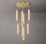 Audubon Alabaster Round Chandelier 24"