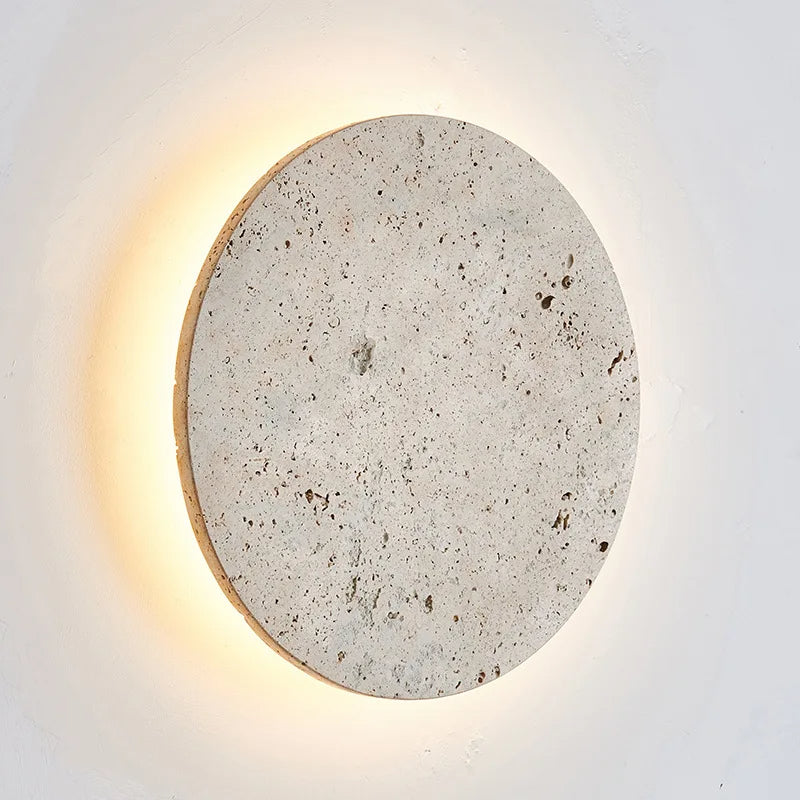 Natural Travertine Wall Sconce