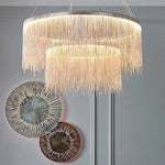 Cadena Steel Tassel Modern Chandelier