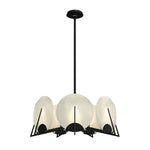 Callisto Seven Light Pendant Black