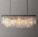 1920s Odeon Rectangular Chandelier 40"