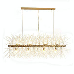 El Sol Kitchen Island Lighting Fixture, Gold