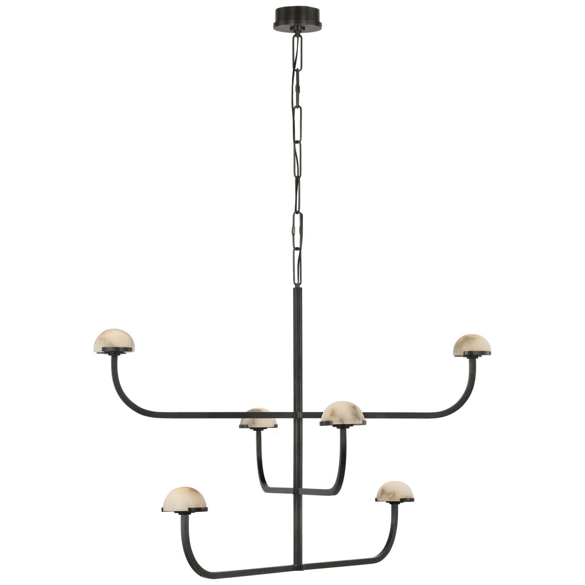 Pedra LED Chandelier Bronze