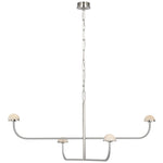 Pedra LED Chandelier Polished Nickel