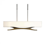 Arc Ellipse Pendant, 5-light, Long Height, Vintage Platinum, Opal Glass, 5.25"W (137525-SKT-LONG-82-GG0182 3WQ37U)