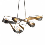 Graffiti Pendant, 5-Light, Short Height, Natural Iron, Clear Glass, 23.8"W (137820-SKT-SHRT-20-ZM0549 4RV7VV)