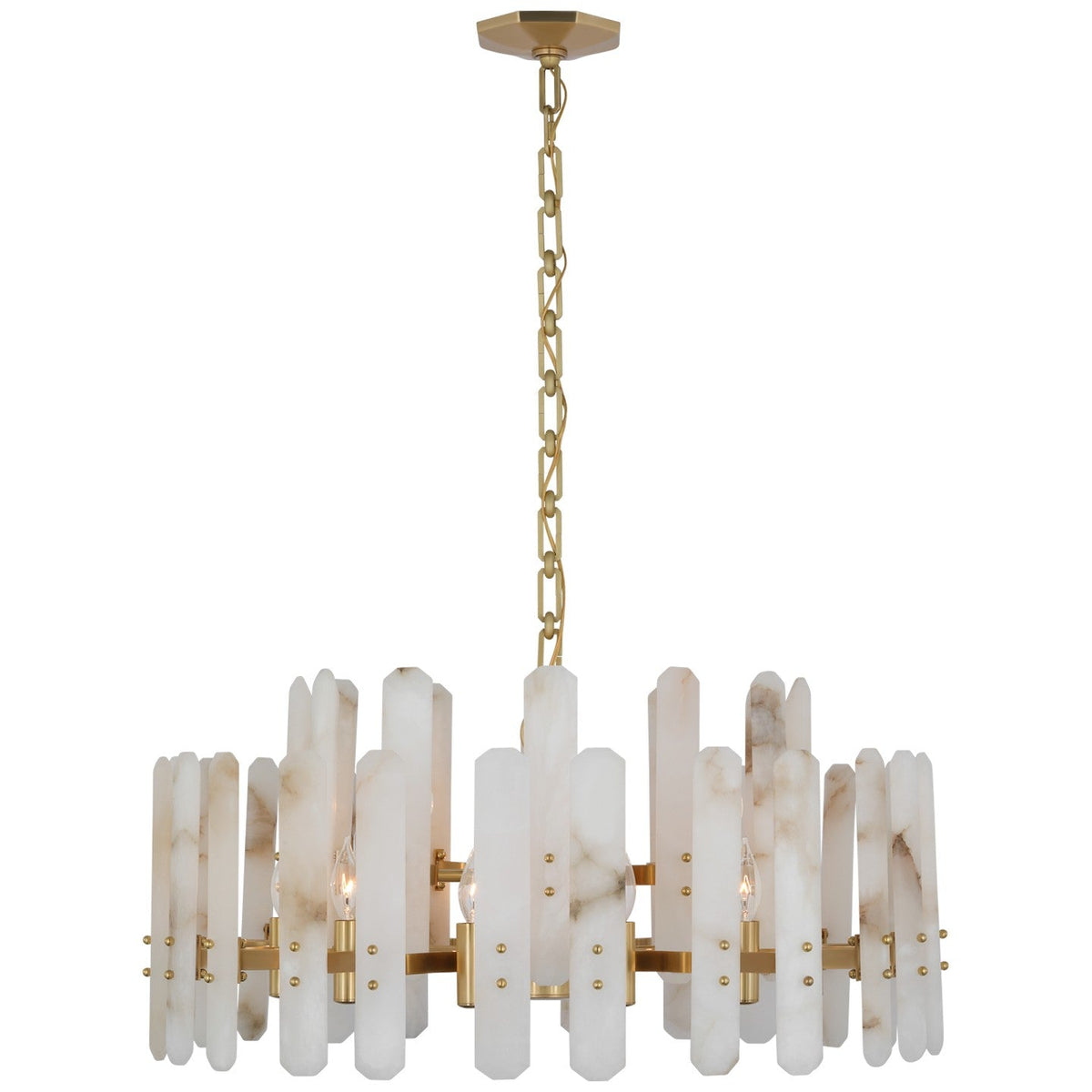 Bonnington 18 Light Chandelier Hand-Rubbed Antique Brass