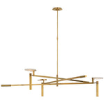 Melange LED Chandelier Antique-Burnished Brass