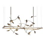 Abacus Pendant, 5-Light, Standard height, LED, Vintage Platinum, Abacus Opal Glass, 5.5"W (289520-LED-STND-82-GG0668 5C_2F0)