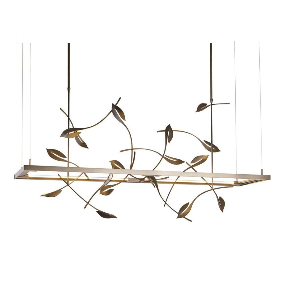 Abacus Pendant, 5-Light, Standard height, LED, Vintage Platinum, Abacus Cool Grey Glass, 5.5"W (289520-LED-STND-82-YL0668 5C_2F1)