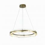 Solstice Tiered Pendant, 1-Light, Standard Height, LED, Vintage Platinum, Clear Glass, 36.6"W (139782-LED-STND-82-ZM0598 5D9XMP)