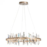 Solitude Chandelier, 1-Light, Standard Height, LED, Bronze, 38"W (139915-LED-STND-05-CR 5DDRFT)