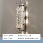 Bacci Modern Crystal Sconce