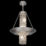 Six-Light Pendant in Silver Leaf Finish