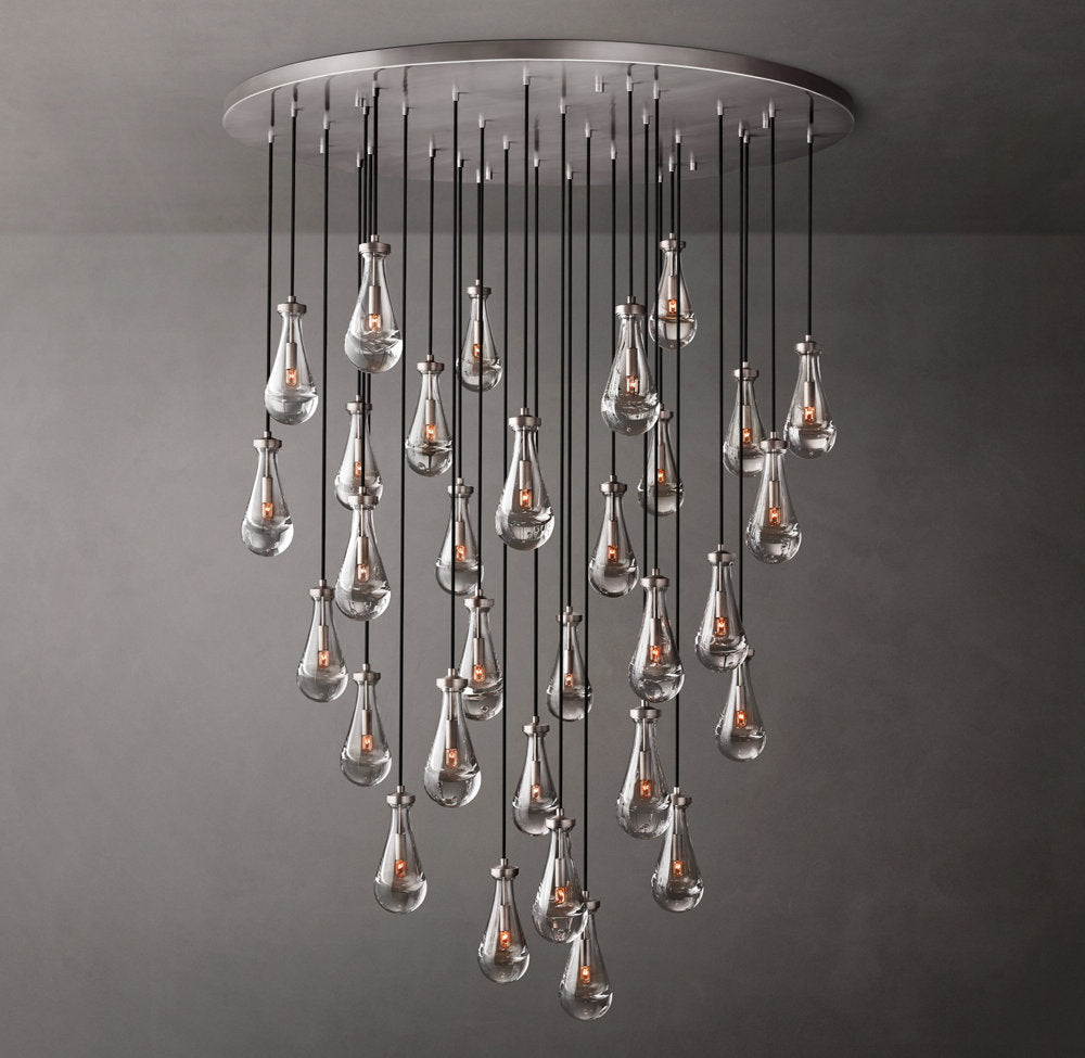 Rain Round Chandelier 60"