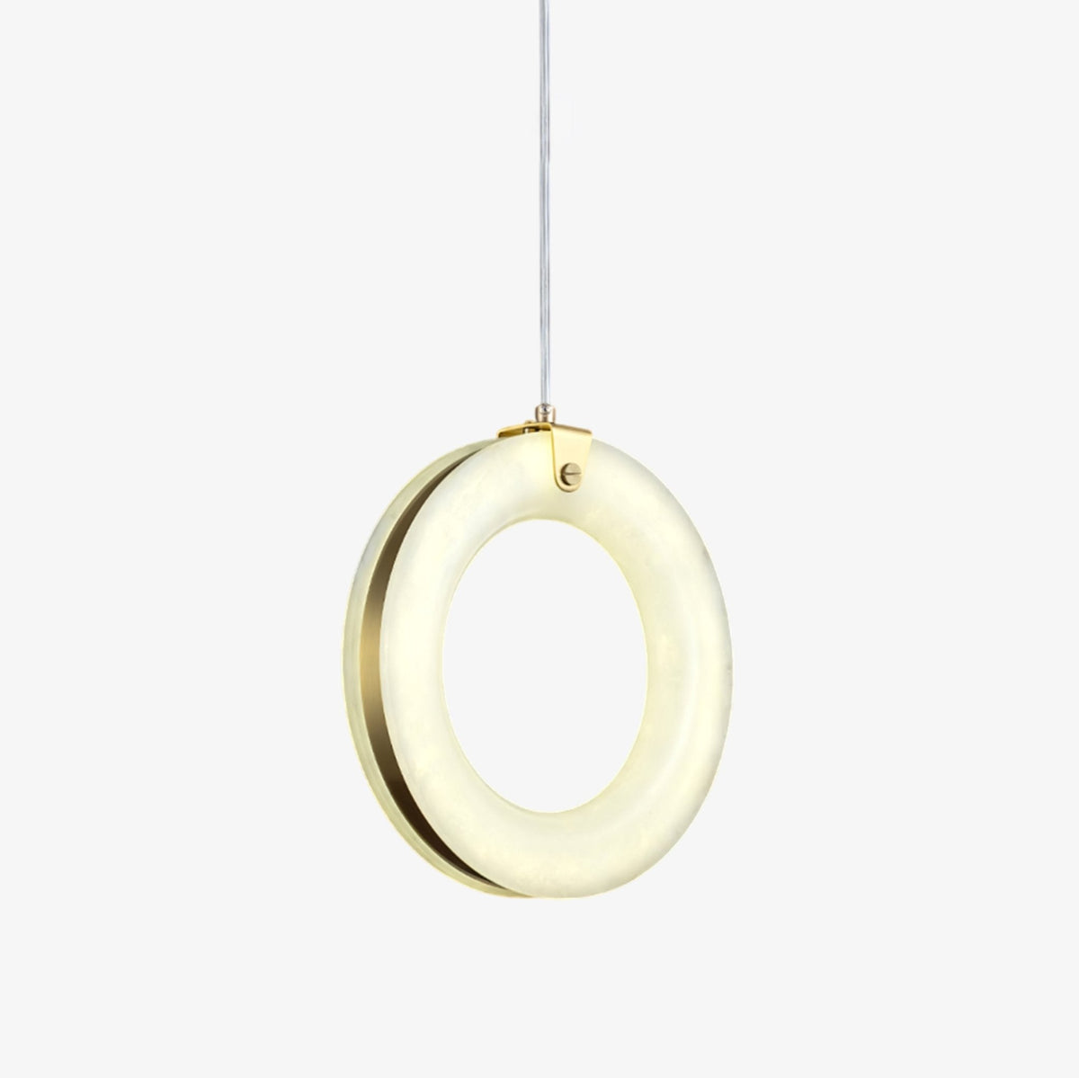 Alabaster Ring Pendant Light