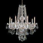Polished chrome 8 Light Bohemiancrystal Chandelier