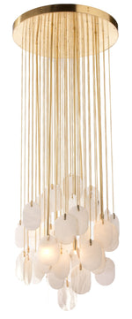 Constaledo Six Light Pendant Brass