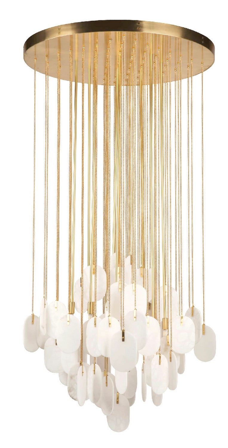 Constaledo Eight Light Pendant Brass