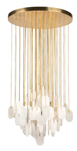 Constaledo Eight Light Pendant Brass