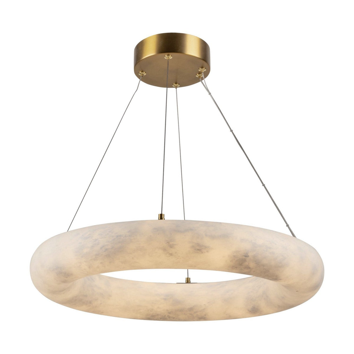 Camila LED Chandelier Brushed Brass
