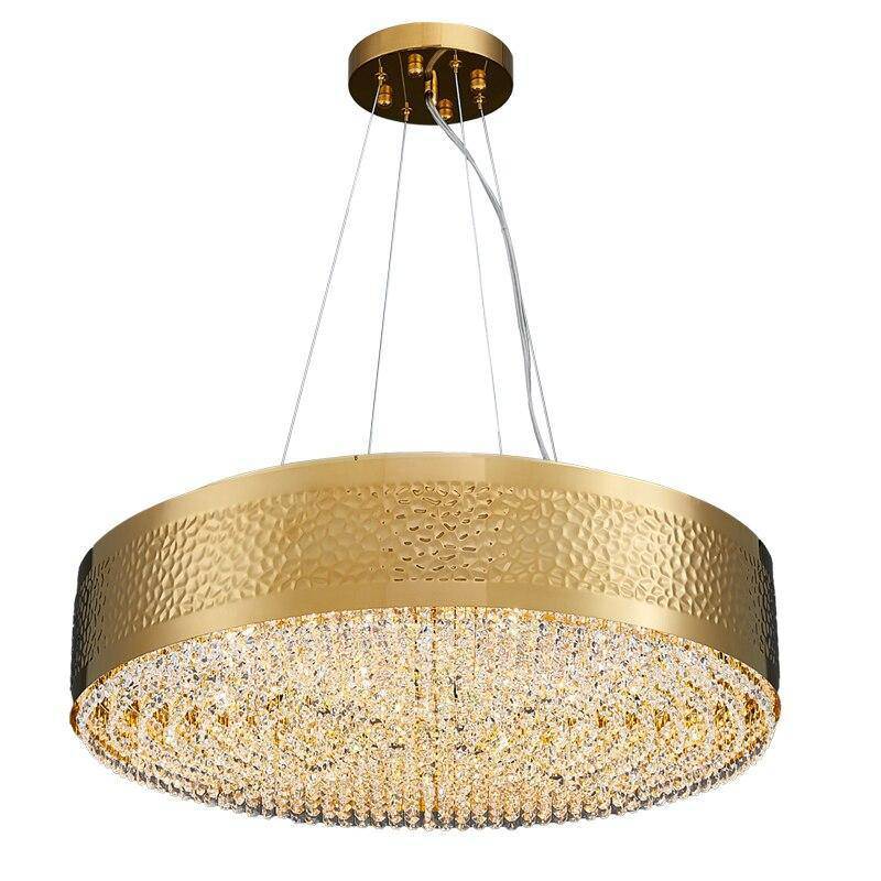 Modern LED Crystal Drum Chandelier By Morsale