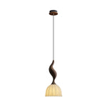 Elowen Twisted Wood Pendant Light