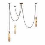 Flint LED Pendant Winter Brass