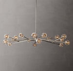 Boule De Cristal Clear Glass Round Chandelier 72"