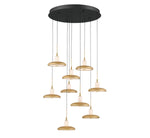 Mantova LED Chandelier Matte Black