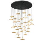 Mantova LED Chandelier Matte Black