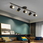 3/4/5 Lights GU10 LED Adjustable COB Surface Mounted Track Spotlight